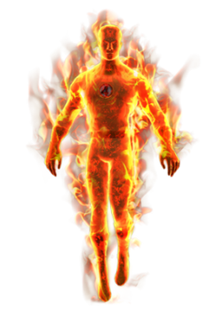 Human Torch - Marvel Heroes Complete Costume List